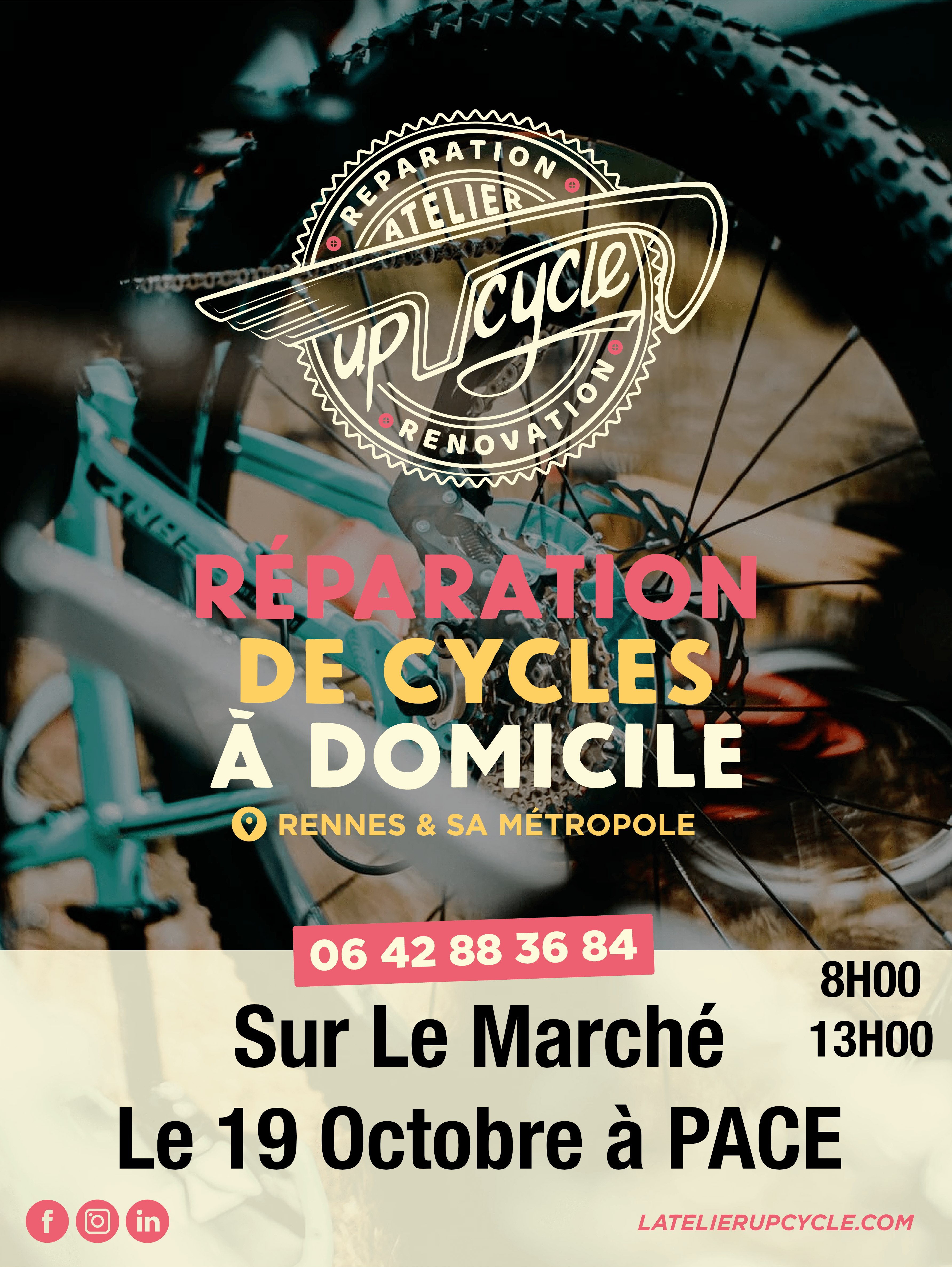 L’Atelier Up’Cycle réparations vélos au CHU PONTCHAILLOU